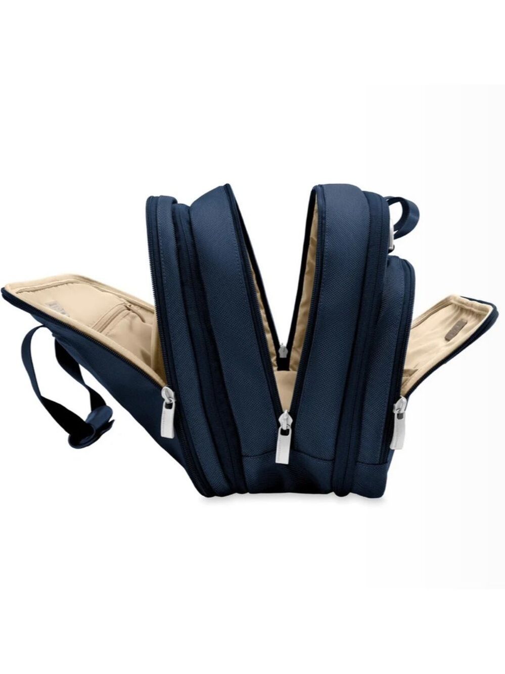 BRIGGS & RILEY BASELINE EXPANDABLE CABIN BAG NEW WITH TAGS NAVY - Picture 11 of 16